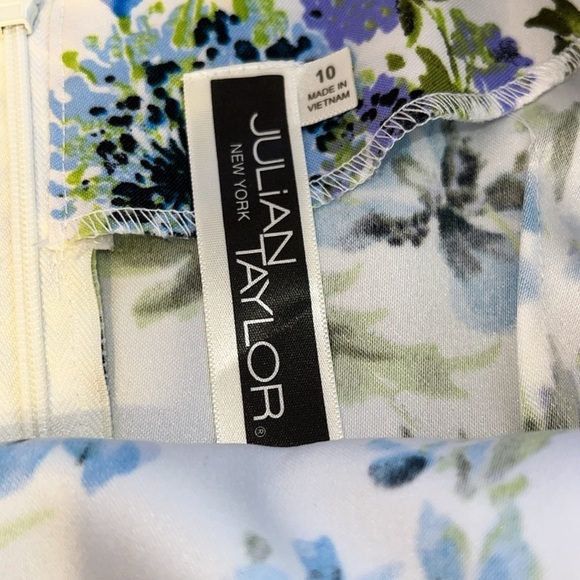Julian Taylor Spring Floral Dress 10 - Picture 4 of 6